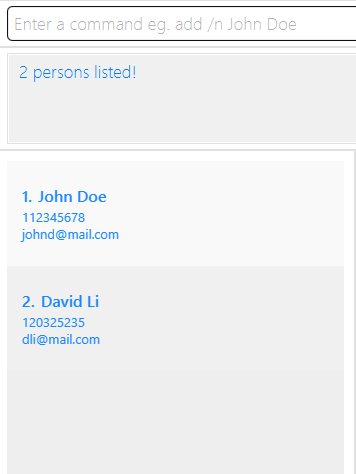 result for 'find John David'